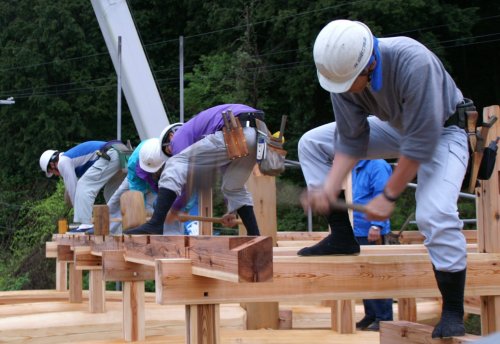 手刻みでつくる木の家 手刻みでつくる木の家